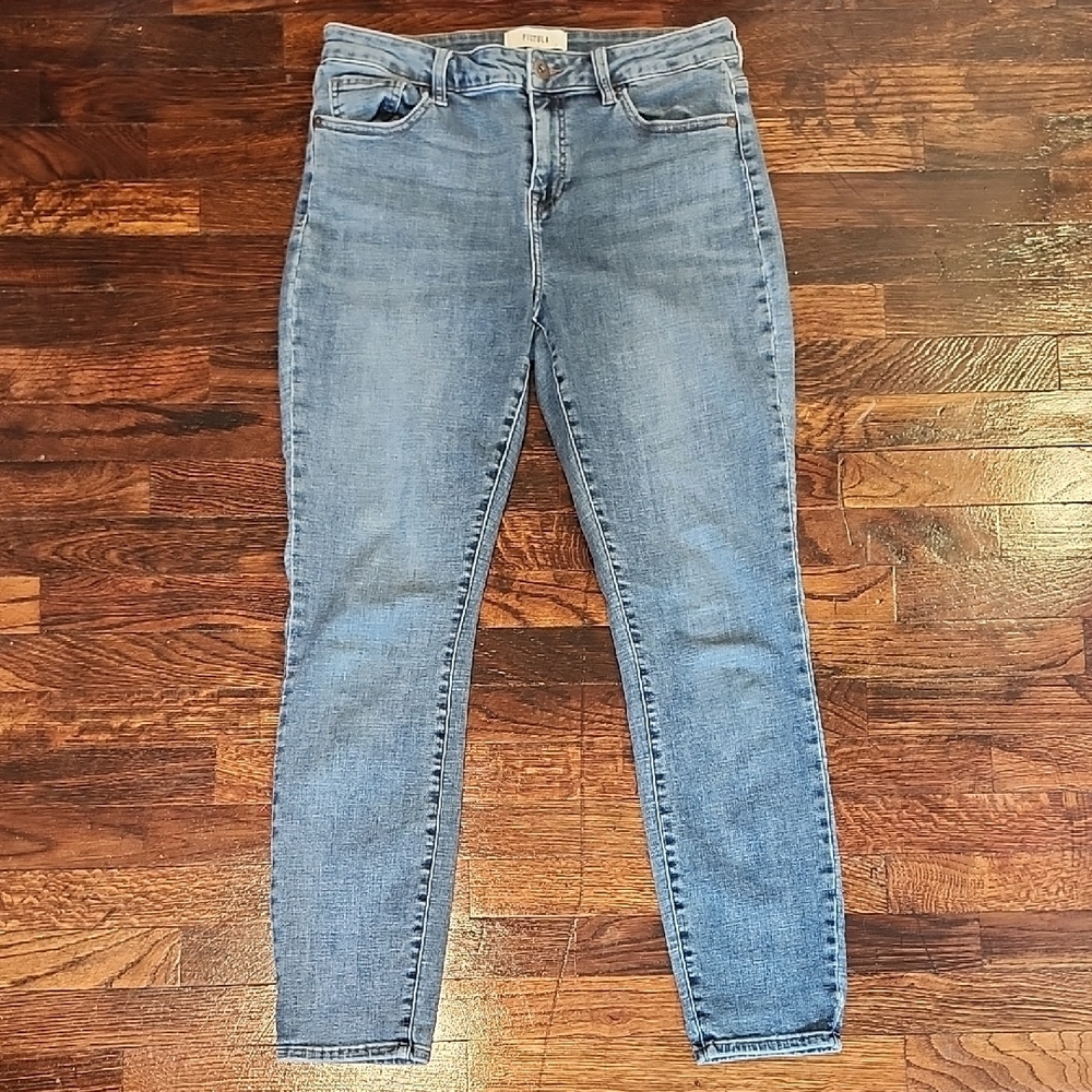 Pistola Women's Ankle Skinny Blue Jeans Size 30